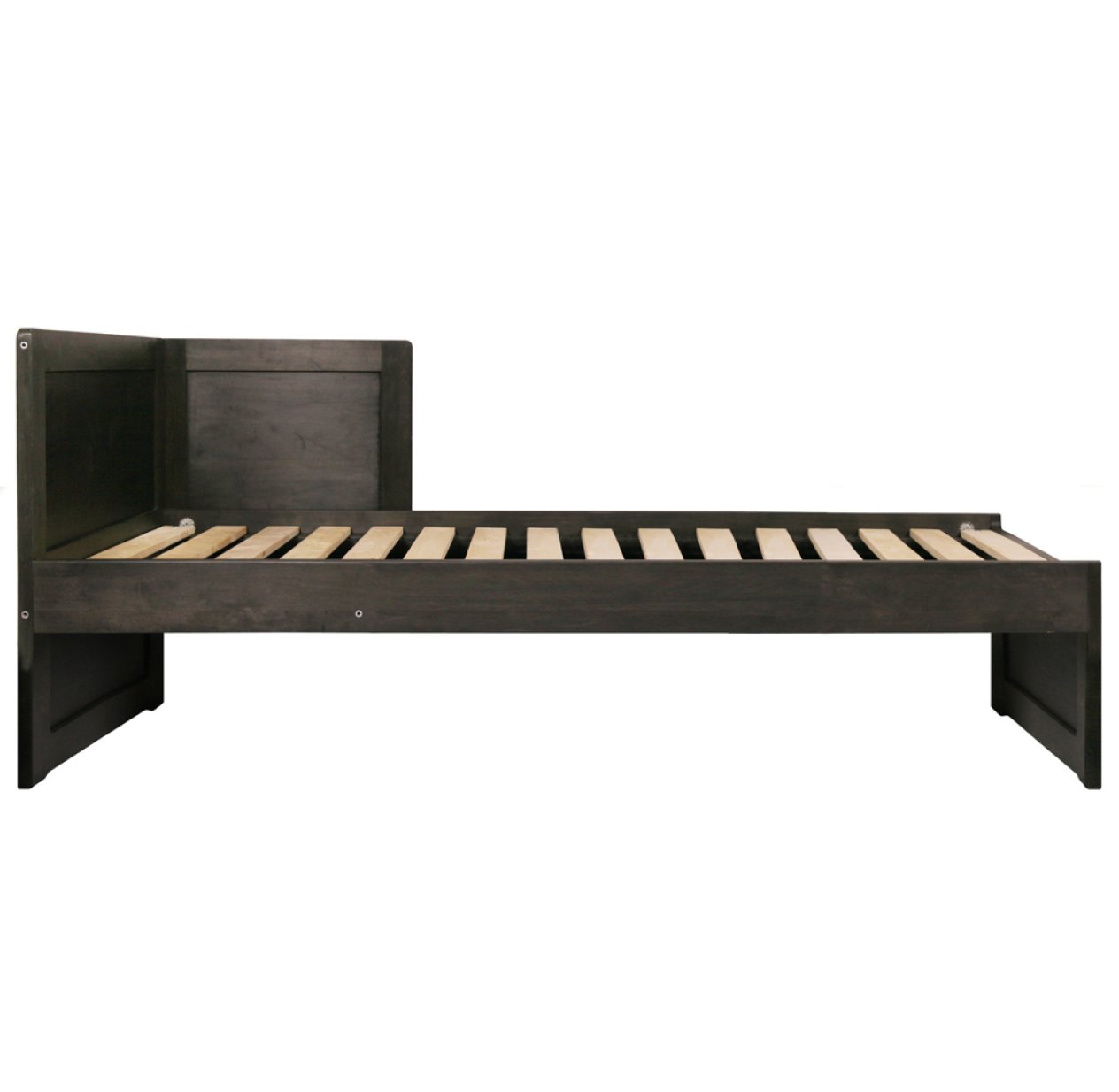 Lit enfant Eternity, 90 x 200 cm, bouleau teinté noir